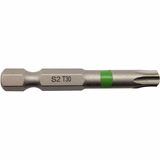Screwdriver bit -Torsion - For Torx screws (Blister) N°: N30 / L: 50 - TIVOLY - screwdriving - Reference: 11520423000 - Vue 1 - Professional Tool