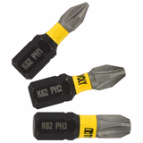 Embout de vissage -Torsion IMPACT Lg 25 -Pour vis Phillips (Blister) N°: N1-2-3 / L: 25 - TIVOLY - vissage & serrage - Référence: 11523320001 - Vue 1 - Outil professionnel