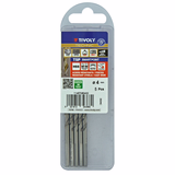 Ø: 4 / L: 75 / Broca para metal HSS PUNTA ESCALONADA | DIN338 | h8 | Afilado Tivoly Smart Point (Caja colgante) - TIVOLY - taladrado - Referencia: 11457060400 - Vue 2 - Herramienta profesional