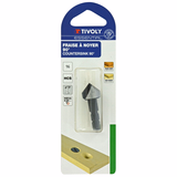 Fraise à noyer acier au carbone à 90° -Queue hexagonale -special bois (Blister) / Ø: 16 / L: 42 - TIVOLY - fraisage - Référence: XT60612045216 - Vue 2 - Outil professionnel