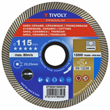 DIAMOND Disc - STONEWARE/CERAMIC - High Performance Range (Hanging box) / Ø: 115 / Ep: 2.4 - TIVOLY - cutting discs - Reference: XT30341034010 - Vue 1 - Professional Tool