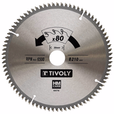 Ø: 305 x Ø2: 30 x Z: 96 / Lame de scie circulaire -Finition - Pour Bois dur, stratifié, parquet -Pour scie radiale (Etui carton)  - TIVOLY - sciage - Référence: XT50514004479 - Vue 1 - Outil professionnel