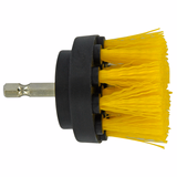 Brosse PLATE -Pour perceuse -Fil souple Polypropylène -Nettoyage tous matériaux ESSENTIAL (Cartonnette brochable) - TIVOLY - brossage - Référence: XT20722 - Vue 3 - Outil professionnel