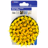 Cepillo PLANO -Para taladro -Alambre de polipropileno suave -Limpieza de todos los materiales (Cartoncillo colgante) / Ø: 100 / 0.50  - TIVOLY - cepillado - Referencia: XT202220002 - Vue 2 - Herramienta profesional