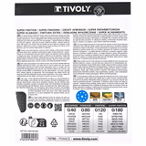 Disque MAILLE -AUTO-AGRIPPANT -Ø125mm - Pour ponceuse excentrique (Etui carton) / Dim Ø125 / Gr : 180 - TIVOLY - ponçage - Référence: XT10112019123 - Vue 3 - Outil professionnel