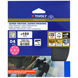 Disque MAILLE -AUTO-AGRIPPANT -Ø150mm -Pour ponceuse excentrique (Etui carton) / Dim Ø150 / Gr : 180 - TIVOLY - ponçage - Référence: XT10112019113 - Vue 2 - Outil professionnel