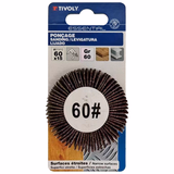 ABRASIVE FLAP wheel (Hanging cardboard) / Dim Ø60x15 / Gr : 60 - TIVOLY - sanding - Reference: XT10152015030 - Vue 2 - Professional Tool