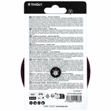 ROUE A LAMELLES NYLON ABRASIVES Ø100x45 Gr : 80  - TIVOLY - ponçage - Référence: XT10152015038 - Vue 3 - Outil professionnel