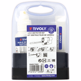 3 piezas -1 broca destruye cerraduras Ø 6 mm + Aceite de corte + 1 llave  - TIVOLY - taladrado - Referencia: 82400170001 - Vue 2 - Herramienta profesional