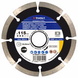 DIAMOND disc - CONCRETES -Economic Range (Hanging box) / Ø: 115 / Ep: 2 - TIVOLY - cutting discs - Reference: XT30341113401 - Vue 1 - Professional Tool