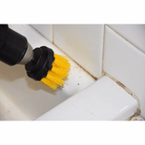 Cepillo PLANO -Para taladro -Alambre de polipropileno suave -Limpieza de todos los materiales ESSENTIAL (Cartoncillo colgante) - TIVOLY - cepillado - Referencia: XT20722 - Vue 2 - Herramienta profesional