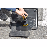 Cepillo PLANO -Para taladro -Alambre de polipropileno suave -Limpieza de todos los materiales (Cartoncillo colgante) / Ø: 50 / 0.50 - TIVOLY - cepillado - Referencia: XT202220001 - Vue 5 - Herramienta profesional