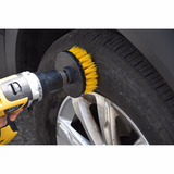 Brosse PLATE -Pour perceuse -Fil souple Polypropylène -Nettoyage tous matériaux (Cartonnette brochable) / Ø: 100 / 0.50 - TIVOLY - brossage - Référence: XT202220002 - Vue 5 - Outil professionnel