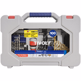 100 pieces -RANGER case - For multi-material drilling, screwing, milling, extraction  - TIVOLY - combined sets - Reference: 11901170062 - Vue 1 - Professional Tool