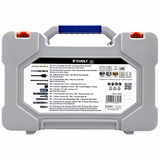 100 piezas -Maletín RANGER - Para taladrar, atornillar, fresar y extraer varios materiales  - TIVOLY - maletas mixtas - Referencia: 11901170062 - Vue 3 - Herramienta profesional