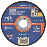 Disque à tronçonner FURIUS -pour le métal PREMIUM (Boite) - TIVOLY - tronçonnage - Référence: XT30101 - Vue 1 - Outil professionnel