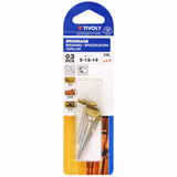 3 Brass mini-brushes Ø5-12-19 mm (brush, cutter, circular)  - TIVOLY - accessories - Reference: 11108720002 - Vue 2 - Professional Tool