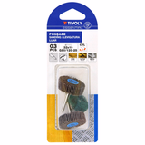 3 Mini Ruedas Abrasivas Ø25-32(x2) mm (nylon, corindón)  - TIVOLY - accesorios - Referencia: 11108920001 - Vue 2 - Herramienta profesional