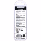 2 carbide rotary burrs, Ø 4 - 6 mm Length 80 mm + 1 Lock destroyer carbide drill bit  - TIVOLY - milling - Reference: 10316070012 - Vue 3 - Professional Tool