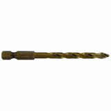 Ø: 5 / L: 86 / Broca para metal HSS Cobalto - mango hexagonal - Punta escalonada - DIN338 - h8 -Afilado Tivoly Smart Point (Funda plástico) - TIVOLY - taladrado - Referencia: 11457340500 - Vue 1 - Herramienta profesional