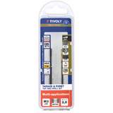 Taraud machine et Foret Multi-applications [HSS-GUN-DIN371-6H] + [HSS-TiN-DIN338-Affûtage en croix-Queue 3 méplats] (Etui plastique) / Ø: 3 X 0.5 - TIVOLY - taraudage - Référence: 1050412030050 - Vue 2 - Outil professionnel