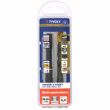 Taraud machine et Foret Multi-applications [HSS-GUN-DIN371-6H] + [HSS-TiN-DIN338-Affûtage en croix-Queue 3 méplats] (Etui plastique) / Ø: 10 X 1.5 - TIVOLY - taraudage - Référence: 1050412100150 - Vue 2 - Outil professionnel