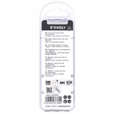 Taraud machine et Foret Multi-applications [HSS-GUN-DIN371-6H] + [HSS-TiN-DIN338-Affûtage en croix-Queue 3 méplats] (Etui plastique) / Ø: 3 X 0.5 - TIVOLY - taraudage - Référence: 1050412030050 - Vue 3 - Outil professionnel