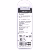 Macho de máquina con broca MULTIAPLICACIÓN [HSS-GUN-DIN371-6H] + [HSS-TiN-DIN338-split point-mango de 3 planos] (Funda plástico) / Ø: 5 X 0.8 - TIVOLY - roscado & fileteado - Referencia: 1050412050080 - Vue 3 - Herramienta profesional