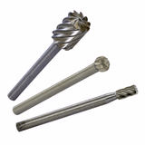 3 Mini-Fraises HSS Ø3,2-4,8-7,8 mm (cylindriques, boule)  - TIVOLY - accessoires & outils a main - Référence: 11108220001 - Vue 1 - Outil professionnel