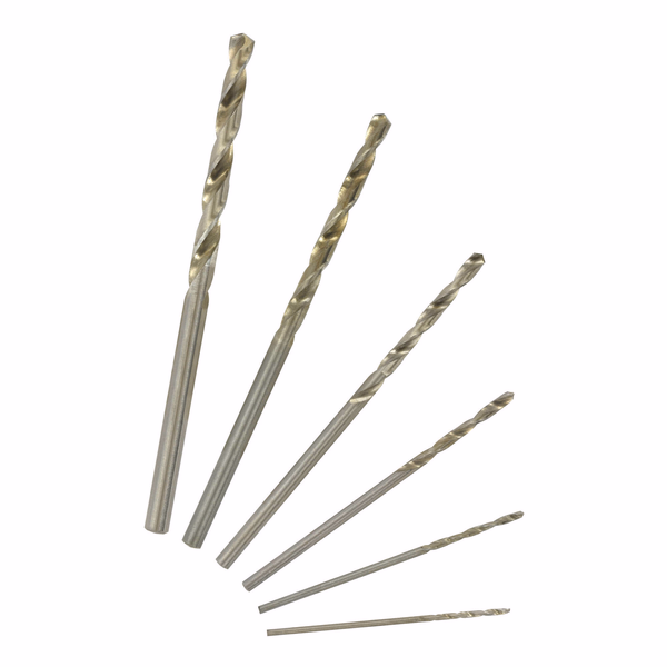 Juego de 6 mini brocas HSS Ø0,8-1-1,5-2-2,5-3 mm  - TIVOLY - accesorios - Referencia: 11437770006 - Image principale - Herramienta profesional