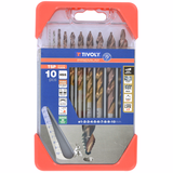 10 brocas para metal HSS Recubrimiento FUSIO Afilado Tivoly Smart Point Ø 1 a 10mm  - TIVOLY - taladrado - Referencia: 11457170001 - Vue 2 - Herramienta profesional