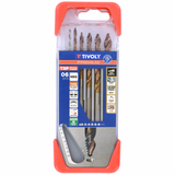 6 HSS metal drill bit coated FUSIO Grinding Tivoly Smart Point Ø1 to 8mm  - TIVOLY - drilling - Reference: 11457170002 - Vue 2 - Professional Tool
