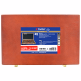 30 pièces - 7 jeux de 2 tarauds HSS DIN352 + 7 filières HSS M3 à M12 + 1 tourne à gauche N°1,5 + 1 porte-filière 25,4 + 7 forets HSS FURIUS revêtus Fusio TECHNIC  - TIVOLY - taraudage - Référence: 11900870003 - Vue 2 - Outil professionnel