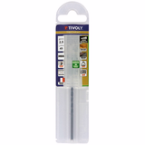 Ø: 2.5 / Broca para madera HSS -Afilado Speed point -Mango cilíndrico -Graduada SLR (Funda plástico) / L: 49 - TIVOLY - taladrado - Referencia: 10864040250 - Vue 2 - Herramienta profesional