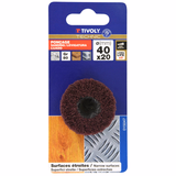 ABRASIVE FOAM wheel Ø40*20 Gr : 80  - TIVOLY - sanding - Reference: XT10152015047 - Vue 2 - Professional Tool