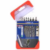 10 brocas para metal HSS Afilado Tivoly Smart Point Ø 1 a 10mm  - TIVOLY - taladrado - Referencia: 11457070001 - Vue 2 - Herramienta profesional
