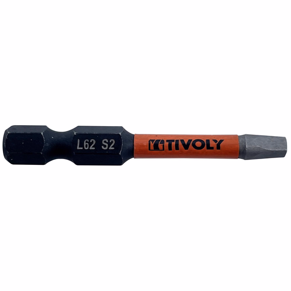 Embout de vissage -Torsion IMPACT Lg 50 -Pour vis carrée TECHNIC (Blister) - TIVOLY - vissage & serrage - Référence: 1152362 - Image principale - Outil professionnel