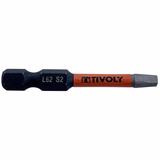 Screwdriver Bit – IMPACT Torsion L 50 -For Square Screws TECHNIC (Blister) - TIVOLY - screwdriving - Reference: 1152362 - Vue 1 - Professional Tool