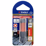 Screwdriver Bit – IMPACT Torsion L 50 -For Square Screws TECHNIC (Blister) - TIVOLY - screwdriving - Reference: 1152362 - Vue 2 - Professional Tool