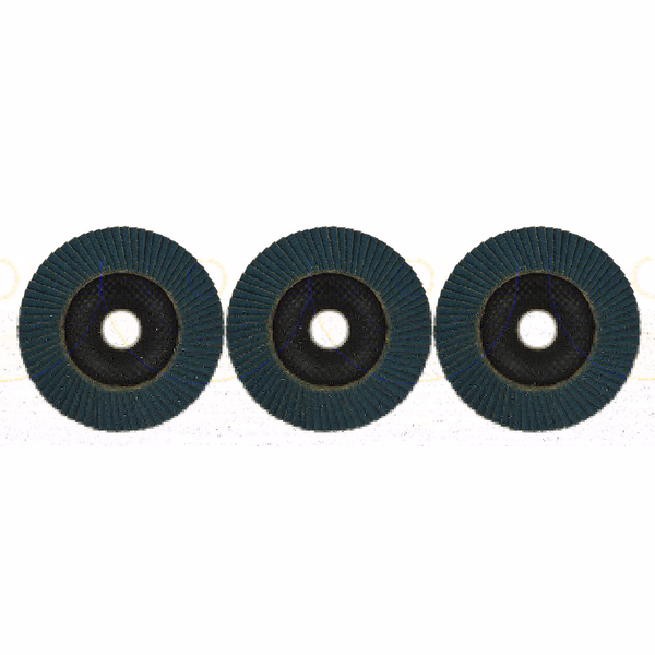 Disque LAMELLES ZIRCONIUM (Cartonnette brochable) / Dim Ø125 / Gr : 40 - TIVOLY - ponçage - Référence: XT101120113433 - Image principale - Outil professionnel