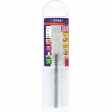 Ø: 4 / L: 75 / Foret métaux INC_A HSS-E8 (cobalt 8%) -Revêtu INCOCUT -DIN 338 -h8 -3xd -Pointe en croix -Type N -Queue cylindrique (Etui plastique) - TIVOLY - perçage - Référence: 81492640400 - Vue 2 - Outil professionnel