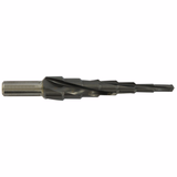 XL HSS step drill bit - TiAlN coated - Helicoidal flutes -TSP - 3 Flats shank (Blister Box) / ØMin/Max : /5=>16  - TIVOLY - drilling - Reference: 11448320516 - Vue 1 - Professional Tool