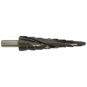XL HSS step drill bit - TiAlN coated - Helicoidal flutes -TSP - 3 Flats shank PREMIUM (Blister Box) - drilling - Reference: 1144832 - Professional Tool - Tivoly