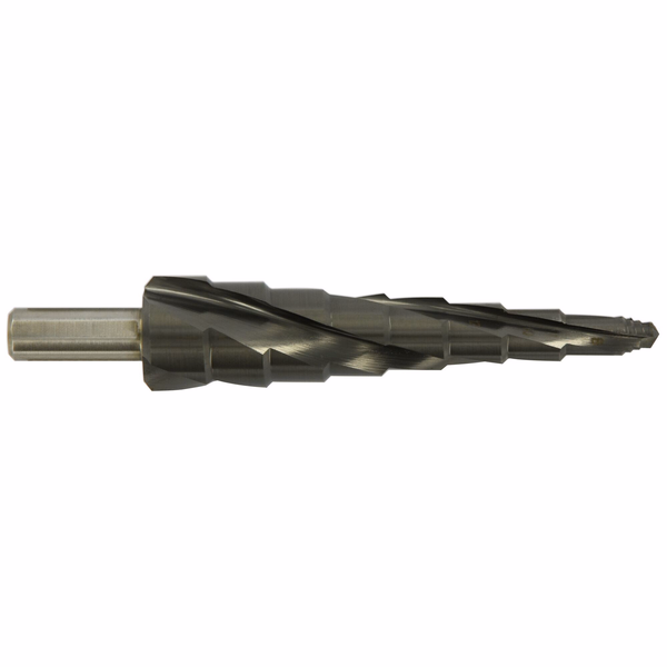 XL HSS step drill bit - TiAlN coated - Helicoidal flutes -TSP - 3 Flats shank (Blister Box) / ØMin/Max : /8 => 22  - TIVOLY - drilling - Reference: 11448320822 - Image principale - Professional Tool