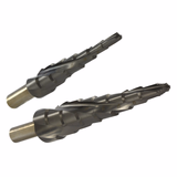 XL HSS step drill bit - TiAlN coated - Helicoidal flutes -TSP - 3 Flats shank (Blister Box) / ØMin/Max : /8 => 22  - TIVOLY - drilling - Reference: 11448320822 - Vue 5 - Professional Tool