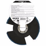 Zirconium open-flap disc Ø125 TECHNIC (Hanging cardboard) - TIVOLY - sanding - Reference: 1T10272 - Vue 3 - Professional Tool