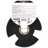 Disque LAMELLES ZIRCONIUM ajourées (Cartonnette brochable) / Dim 125 / Gr : 60 - TIVOLY - ponçage - Référence: XT10112011375 - Vue 3 - Outil professionnel