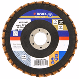 COMBINATION FLAP disc (Hanging cardboard) / Dim Ø125 / Gr :  - TIVOLY - sanding - Reference: XT10112011362 - Vue 4 - Professional Tool