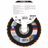 COMBINATION FLAP disc (Hanging cardboard) / Dim Ø125 / Gr :  - TIVOLY - sanding - Reference: XT10112011362 - Vue 3 - Professional Tool