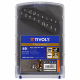 1 coffret vide de 19 forets métal Ø 1 à 10mm par 1/2  - TIVOLY - perçage - Référence: 11300470015 - Vue 2 - Outil professionnel